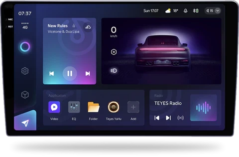 Navigatie Auto Teyes CC3 2K 4+32GB 10.36" QLED Octa-core 2Ghz Android 4G Bluetooth 5.1 DSP