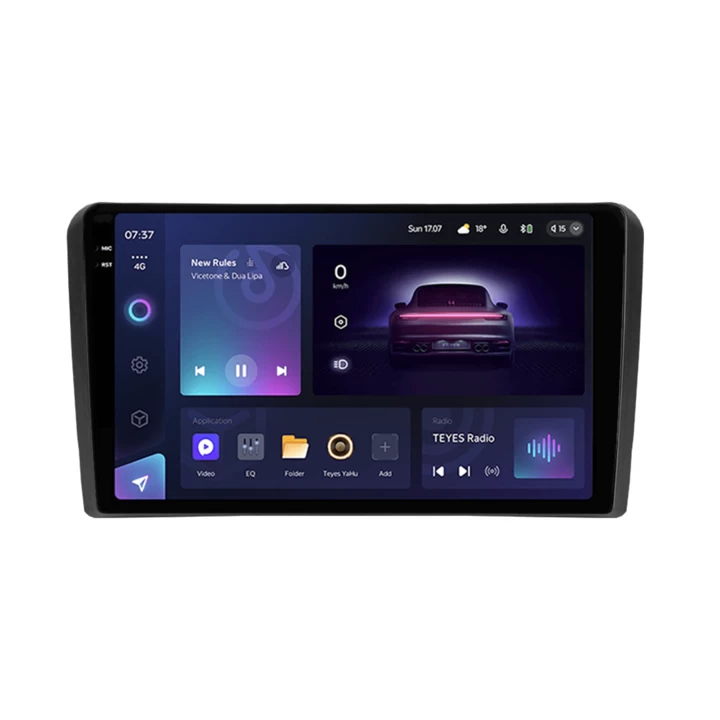 Navigatie Auto Teyes CC3 2K Audi A3 8P 2004-2013 6+128GB 9.5" QLED Octa-core 2Ghz Android 4G Bluetooth 5.1 DSP