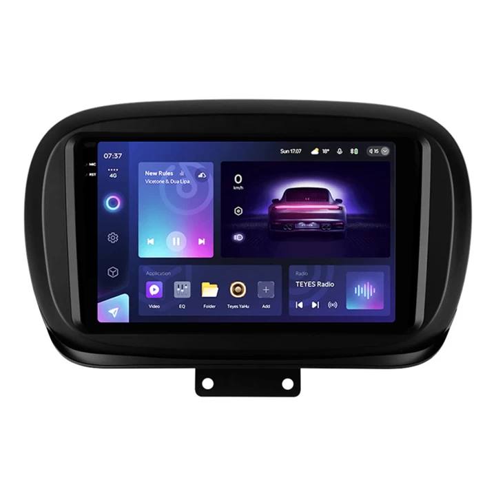 Navigatie Auto Teyes CC3 2K Fiat 500X 2014-2018 6+128GB 9.5" QLED Octa-core 2Ghz Android 4G Bluetooth 5.1 DSP