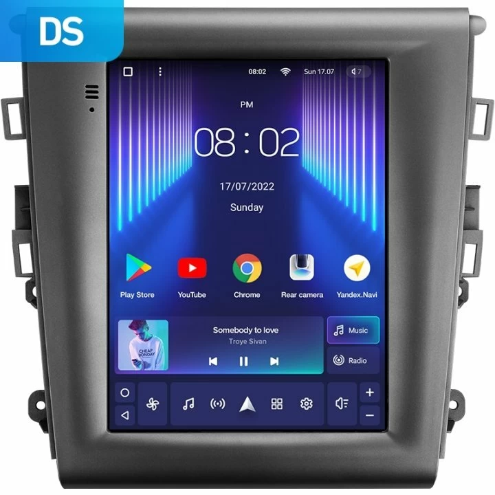 Navigatie Auto Teyes Tip Tesla TPRO 2 Ford Mondeo 4 2014-2022 4+64GB 9.7" QLED Octa-core 1.8Ghz Android 4G Bluetooth 5.1 DSP