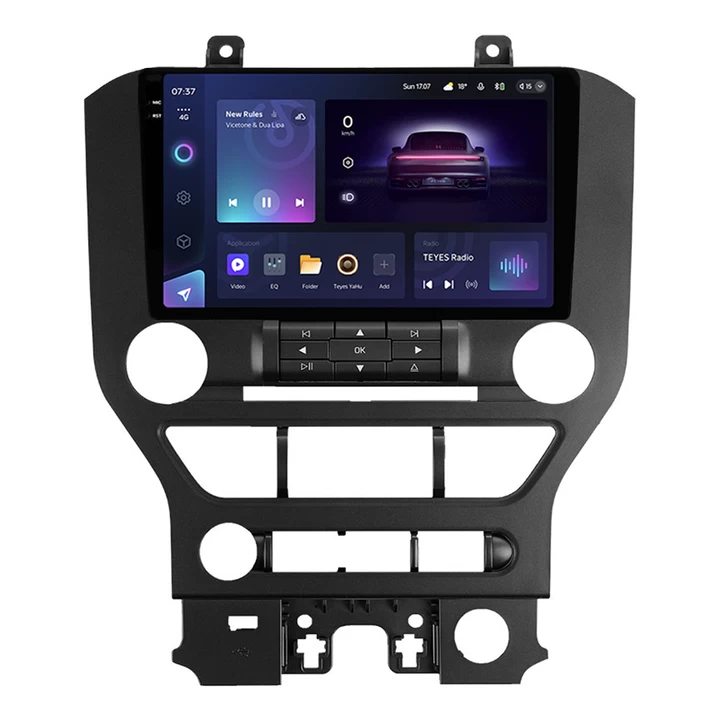 Navigatie Auto Teyes CC3 2K Ford Mustang 6 2015-2023 6+128GB 9.5" QLED Octa-core 2Ghz Android 4G Bluetooth 5.1 DSP