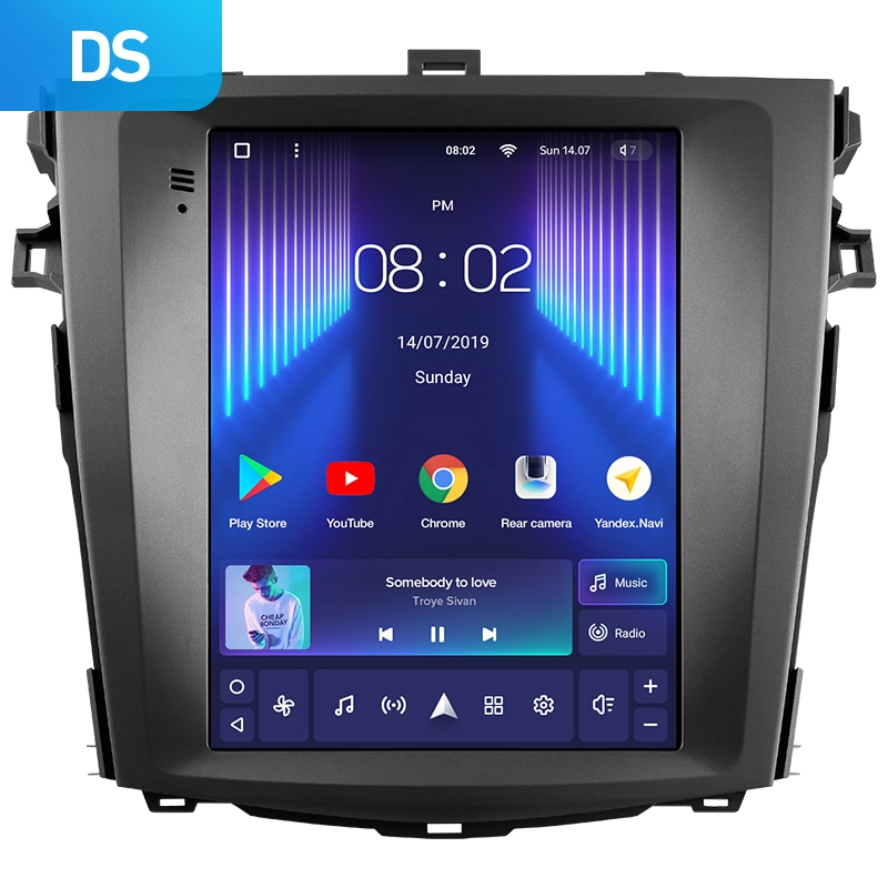 Navigatie Auto Teyes Tip Tesla TPRO 2 Toyota Corolla 10 2006-2013 4+64GB 9.7" QLED Octa-core 1.8Ghz, Android 4G Bluetooth 5.1 DSP