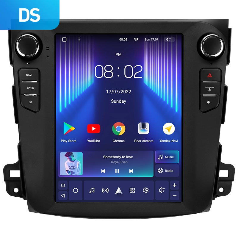 Navigatie Auto Teyes Tip Tesla TPRO 2 Mitsubishi Outlander 2 2007-2013 4+64GB 9.7" QLED Octa-core 1.8Ghz, Android 4G Bluetooth 5.1 DSP