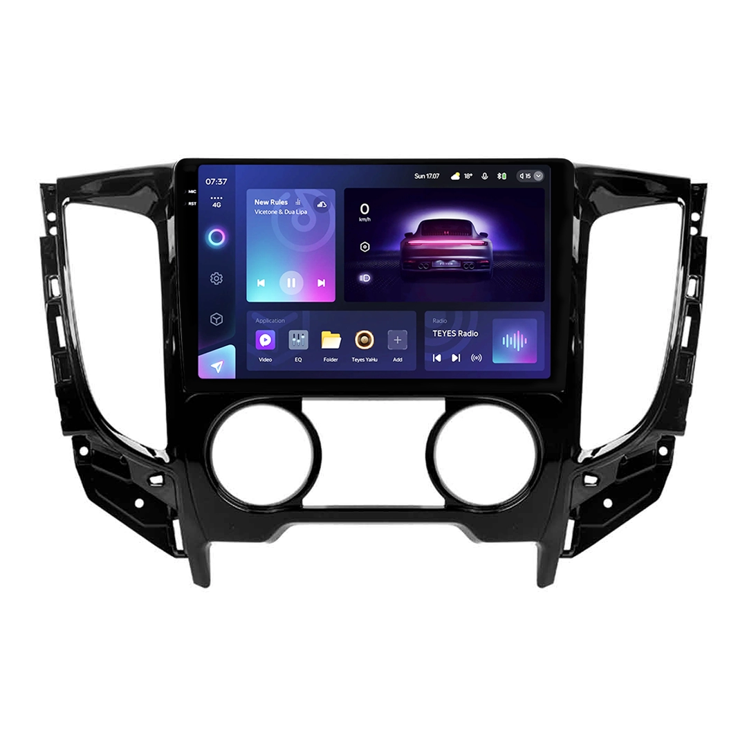 Navigatie Auto Teyes CC3 2K Mitsubishi L200 5 2015-2019 4+32GB 9.5" QLED Octa-core 2Ghz Android 4G Bluetooth 5.1 DSP