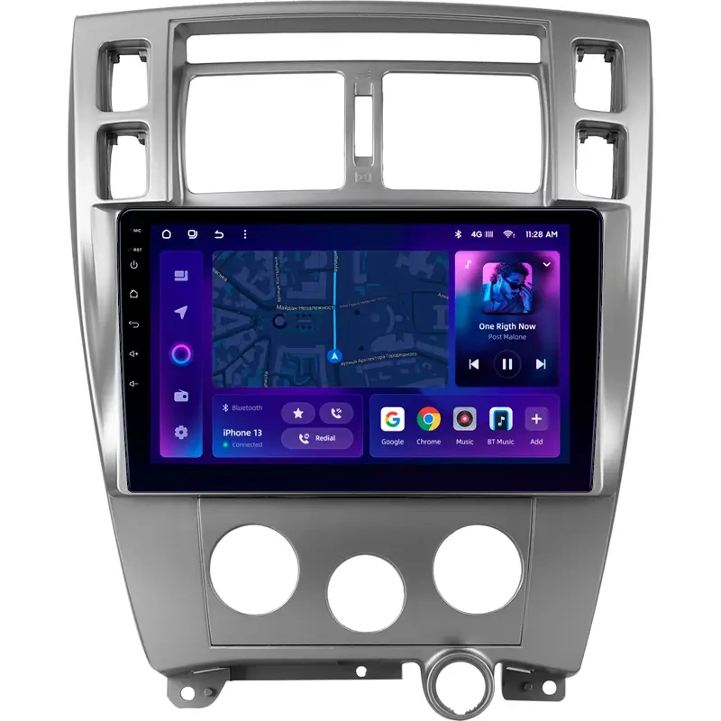 Navigatie Auto MOSS M2 Hyundai Tucson 1 2004-2009 4+64GB 10" IPS Octa-core 1.6Ghz, Android 4G Bluetooth 5.1 DSP