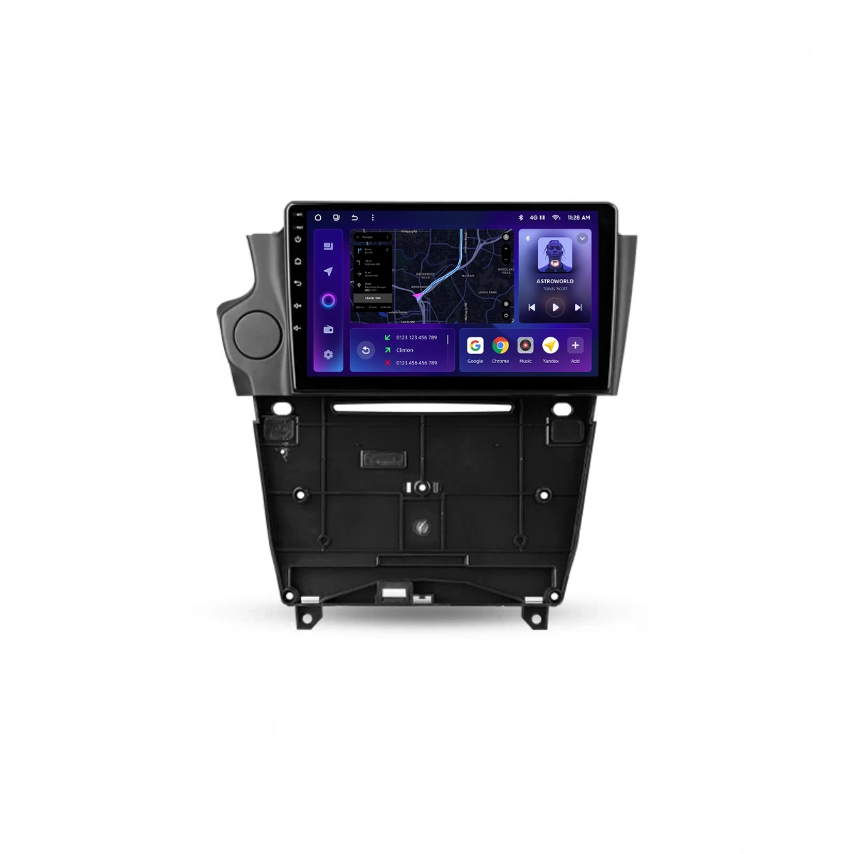 Navigatie Auto MOSS M3 Citroen DS4 2014-2017 4+32GB 9" QLED Octa-core 2Ghz, Android 4G Bluetooth 5.1 DSP