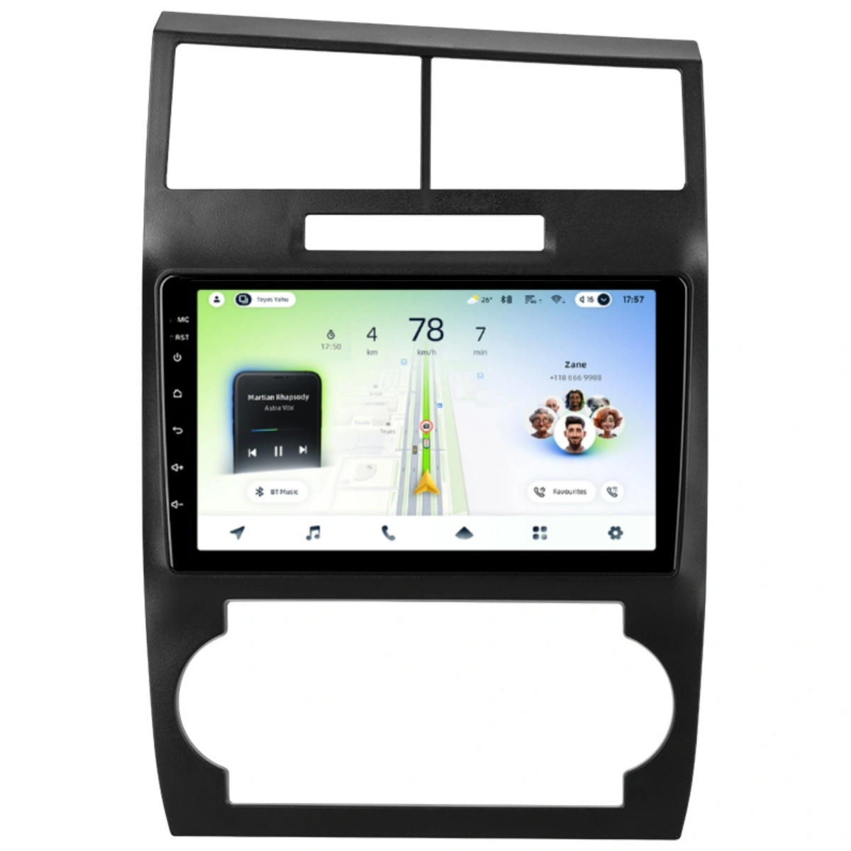 Navigatie Auto Teyes CC4 Dodge Charger 2005-2010 6+128GB 9.5" QLED Octa-core 2.7Ghz, Android 4G Bluetooth 5.1 DSP
