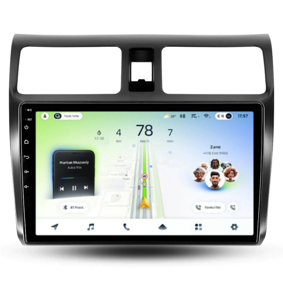Navigatie Auto Teyes CC4L DTS Suzuki Swift 3 2003-2010 6+64GB 10.2" QLED Qualcomm 2Ghz, Android 4G Bluetooth 5.1 DSP