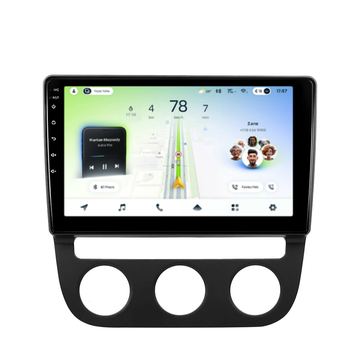 Navigatie Auto Teyes CC4L DTS Volkswagen Golf 5 2005-2010 6+64GB 10.2" QLED Qualcomm 2Ghz, Android 4G Bluetooth 5.1 DSP