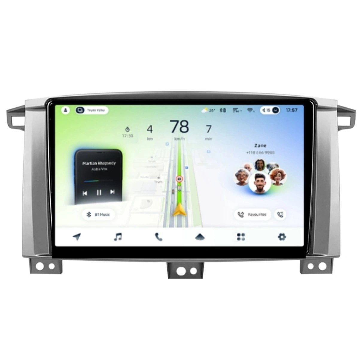 Navigatie Auto Teyes CC4L DTS Toyota Land Cruiser LC J100 2002-2007 6+64GB 10.2" QLED Qualcomm 2Ghz, Android 4G Bluetooth 5.1 DSP